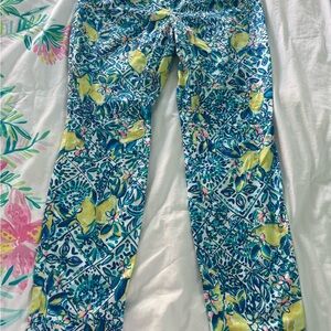 Lilly Pulitzer Multicolor Abstract Print Pants